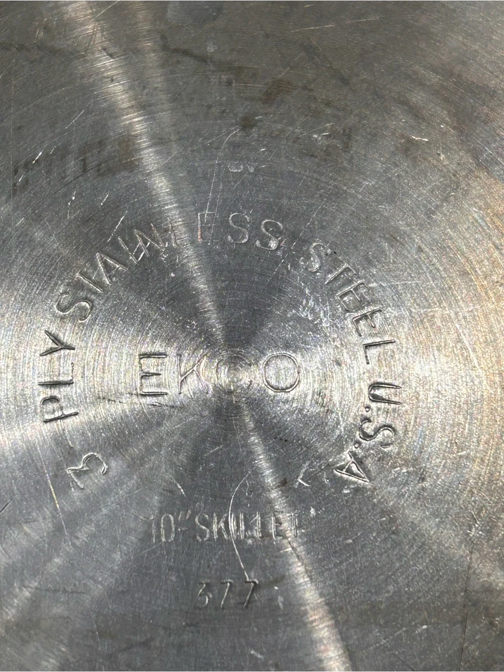 Vintage Ecko 3 ply Stainless Steel 10